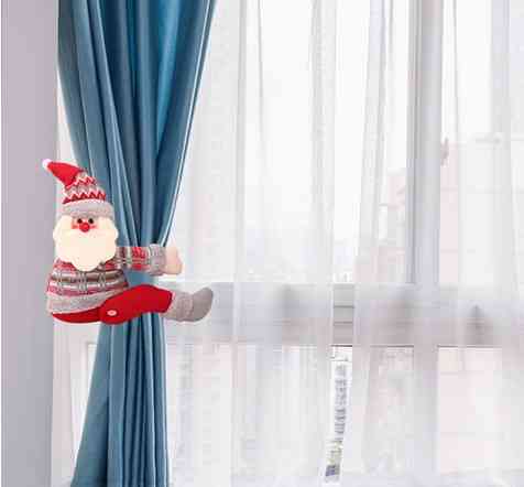 Декор на новый год Дед Мороз 31 на 24 см разноцветный Киев