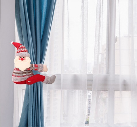 Декор на новый год Дед Мороз 31 на 24 см разноцветный Киев - изображение 3