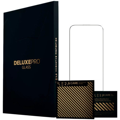 Стекло защитное iLera DeLuxe Original Glass iPhone 15 Pro (ILFCDL15PR) Винница - изображение 2