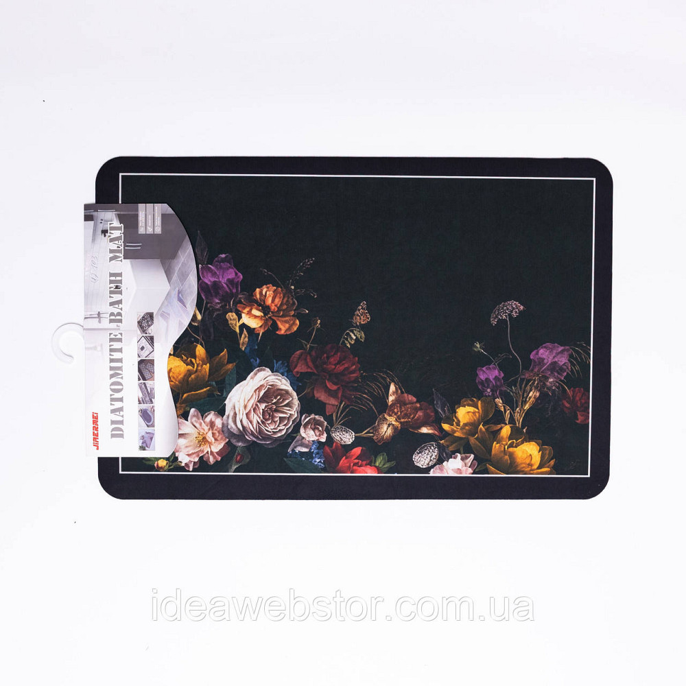 Килимок з 3D-принтом Flora 58*38 см діатомітовий Yiwu HP-42-103 Київ - фото 4