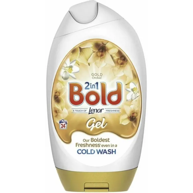 Гель для стирки Bold Lenor Золотая орхидея 24 стирки 888 грамм Львов - изображение 1