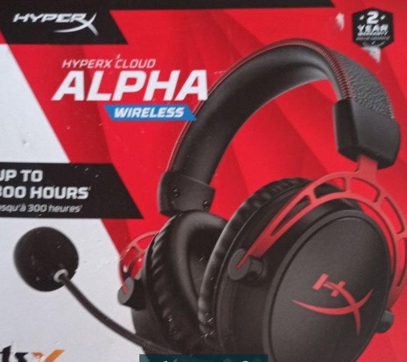 Наушники HyperX Cloud Alpha Wireless Black/Red (4P5D4AA) Киев - изображение 2