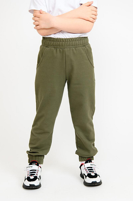 Бруки дитячого та юнацького спорту, хакі 164 Крохатушка одяг Київ - фото 3