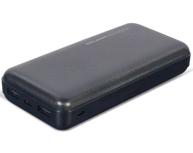 Зовнішній акумулятор Power Bank Gembird PB20-02 20000mAh (Чорний) Вінниця - фото 3