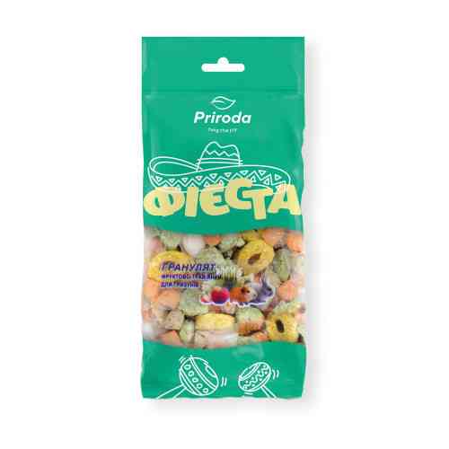 Ласощі Природа Фієста Гранулят Фруктово-трав_яний для гризунів асорті 100 г Київ
