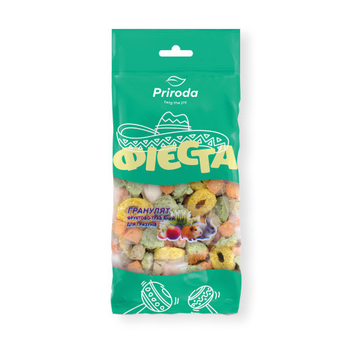 Лакомство Природа Фиеста Гранулят Фруктово-травяной для грызунов ассорти 100 г Киев - изображение 1
