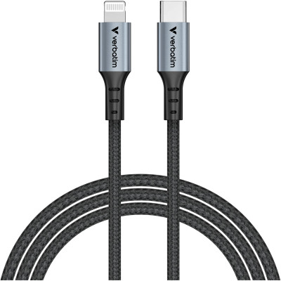 Дата кабель USB-C to Lightning 1.2m black Verbatim (31844) Винница - изображение 1