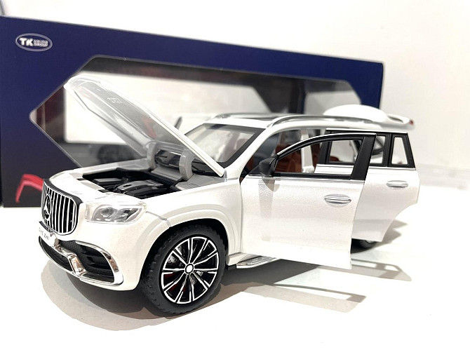 Машинка металева АвтоЕксперт Mercedes-Benz GLS 1:24 світло/звук Біла (GT-1076) Чернігів - фото 5