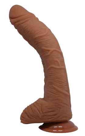 Фалоімітатор на присосці Baile Beautiful ALEX 10.6'' Brown, BW-008037NR-1 Sex Aura Київ