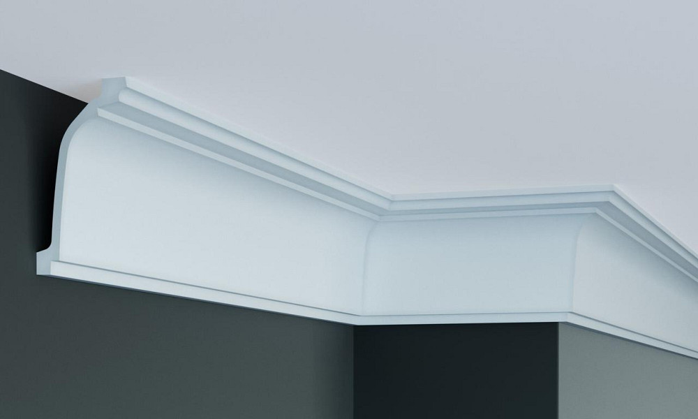 Карниз полиуретановый гладкий Gaudi Decor P 136 Flexi Днепр - изображение 1