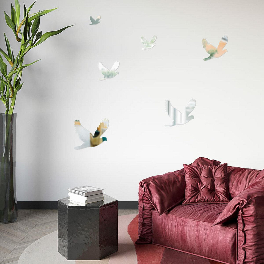 Зеркальный настенный декор 