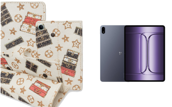 Книга-трансформер для планшета OnePlus Pad 3, цвет Black Lyi White Киев