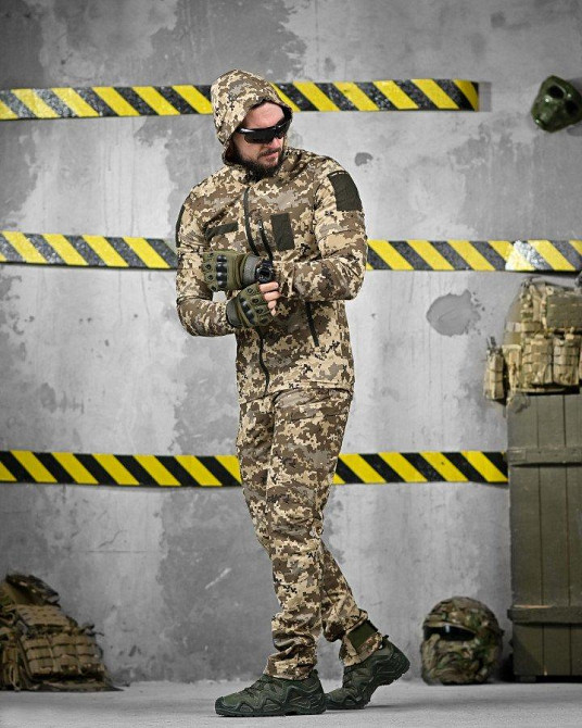 Літній еластичний тактичний костюм fragment 3в1 піксель ДЛ6475 Одеса - фото 2