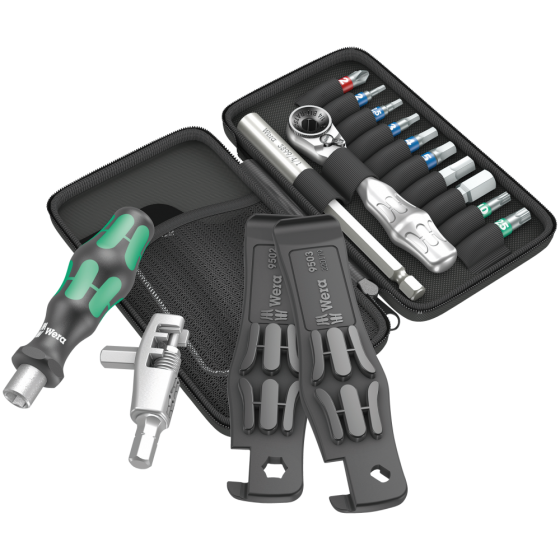 Набір торцевих головок і біт з тріскачкою Wera 1/4" 40од. 05004183001 Одеса