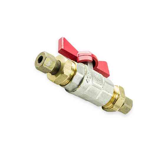 Кран трубки (d-6 мм) запірний Мукачево