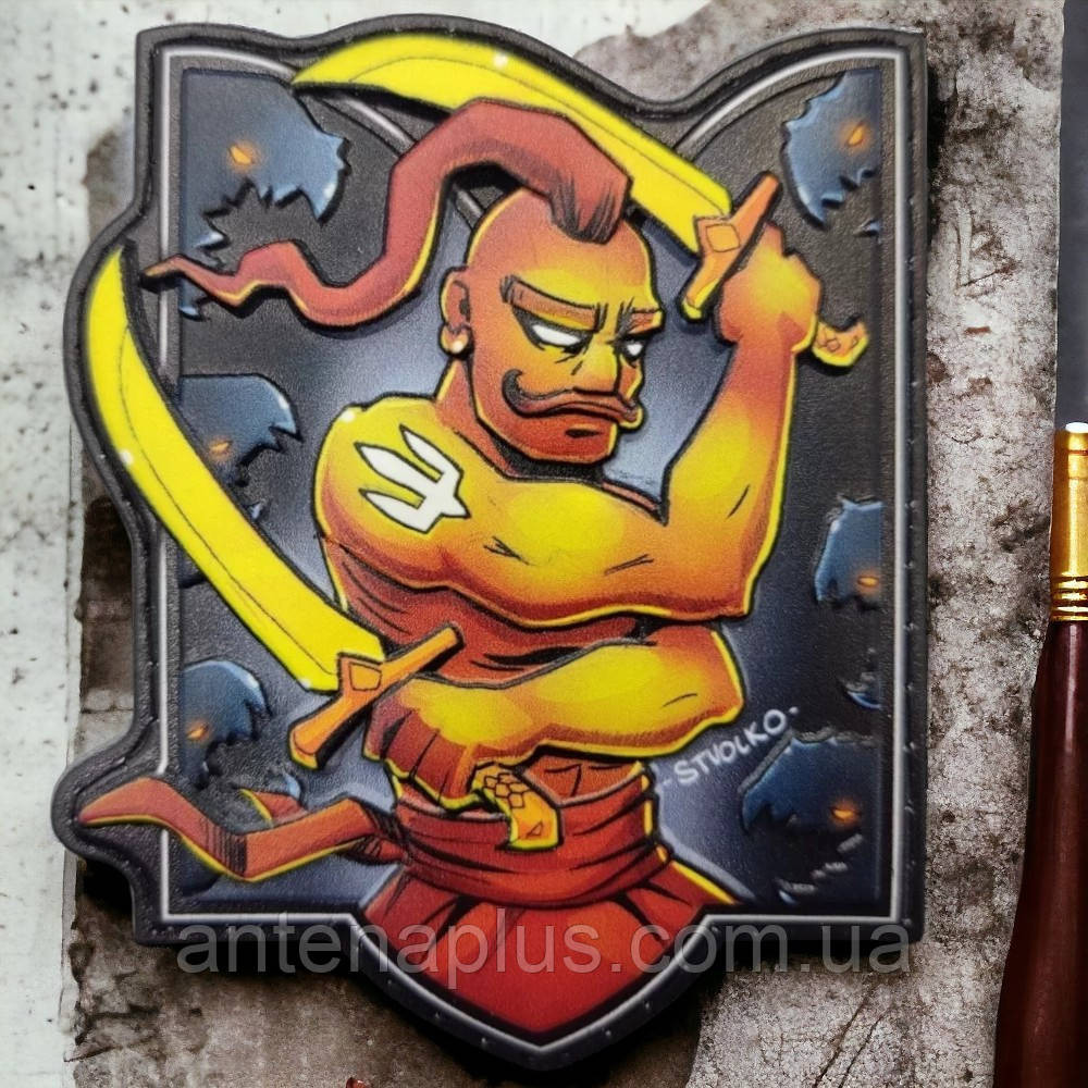 Запорізький козак шеврон / патч Київ - фото 1