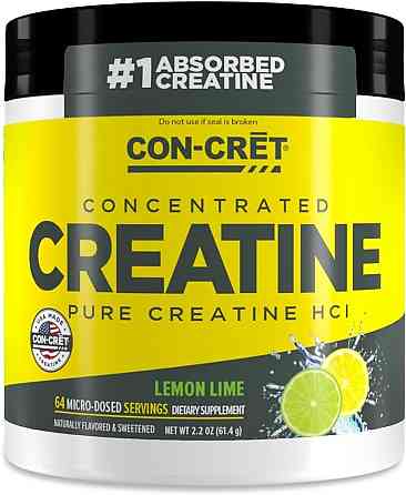 Креатин Con-Cret Patented Creatine HCl 61.4 g (Lemon-Lime) Луцьк