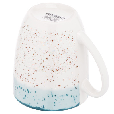 Чашка Ardesto Siena, 360мл, порцеляна, біло-блакитний (AR2936SWB) Винница - изображение 3