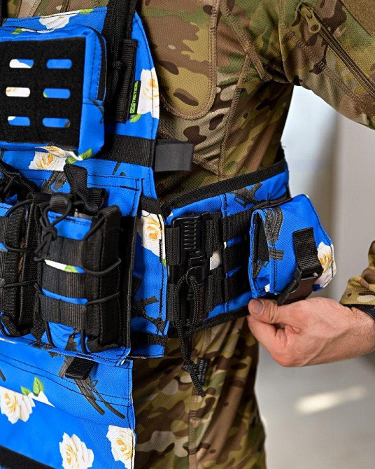 Плитоноска 4 быстрых сброса с напашником NETFLIX SIR  ПП4636 Одесса - изображение 7