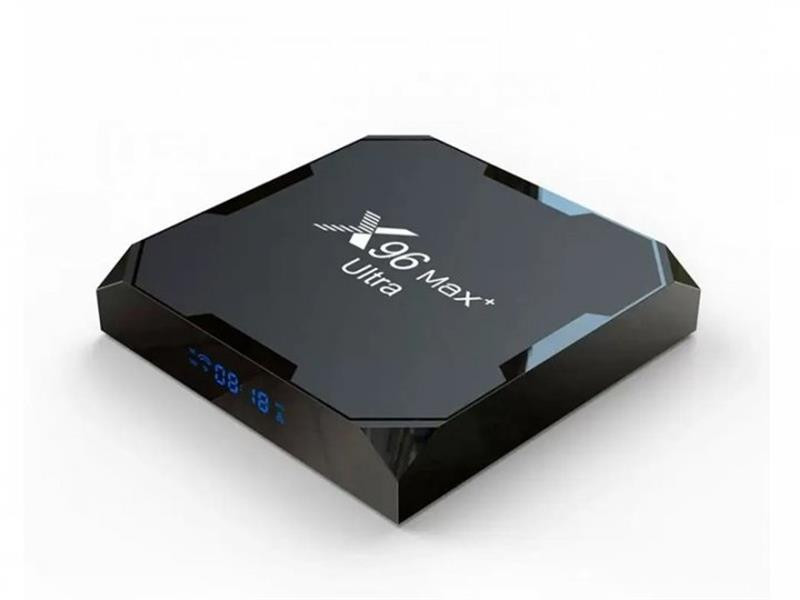 HD медіаплеєр X96 MAX+ Ultra Android TV (905x4/4GB/64GB) Чорний Харьков - изображение 1