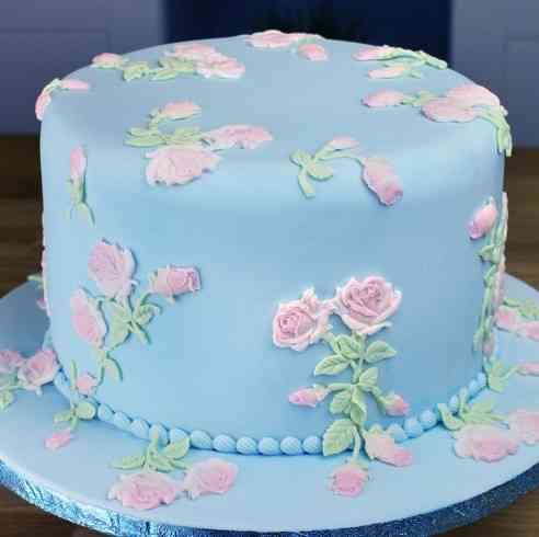 Молд силиконовый Розы 119 на 90 мм розовый Киев