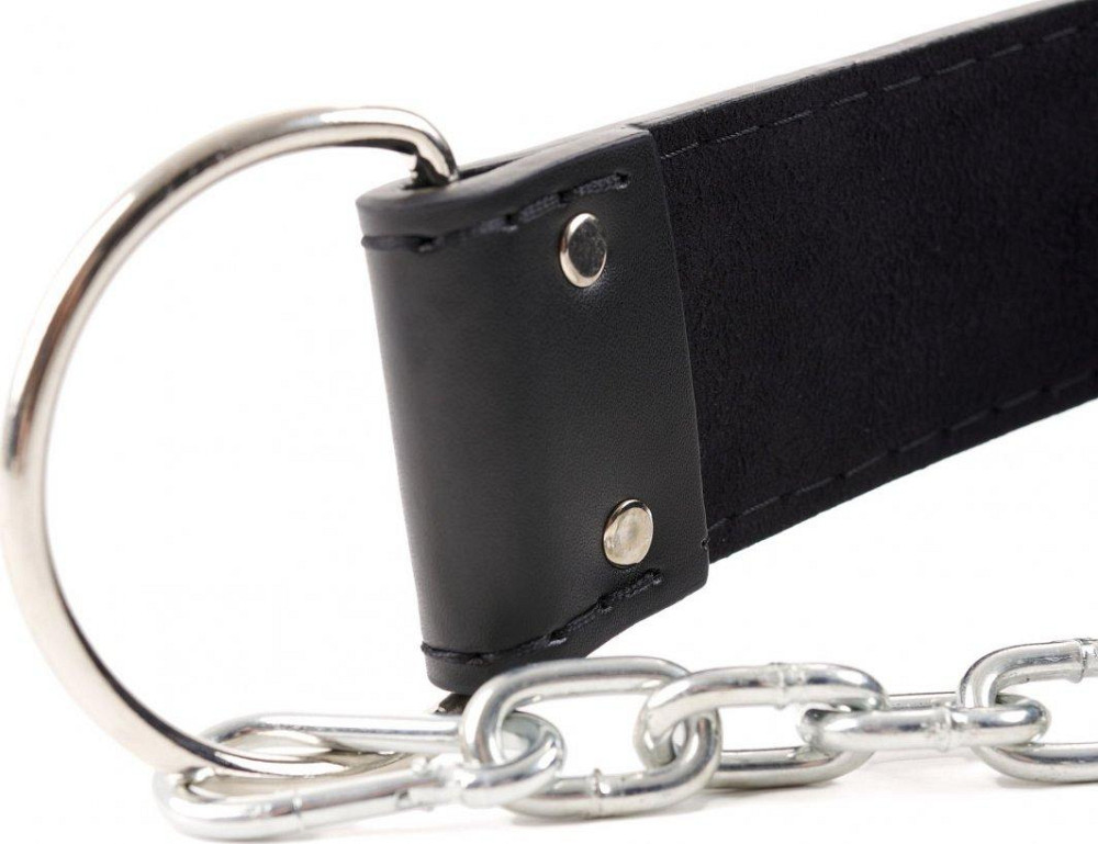 Пояс для тренувань шкіряний з ланцюгом Zipro 85 х 16 х 2 см Київ - фото 7