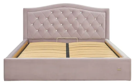 Кровать Двуспальная Scarlett Comfort 180 х 190 см Riviera 65 С1 С подъемным механизмом и нишей для белья Розовый Киев