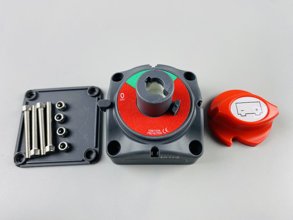 Вимикач маси універсальний механічний дистанційний 12/24 В (червона мідь) 300A Мукачево - фото 5