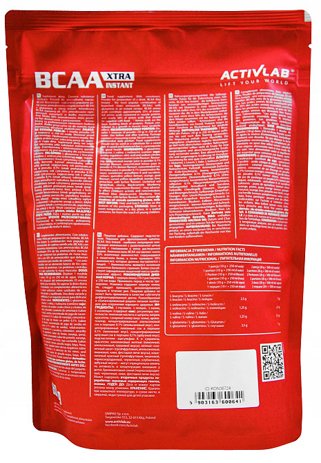Амінокислоти BCAA Xtra Instant 800 g (Cola) Луцьк - фото 4