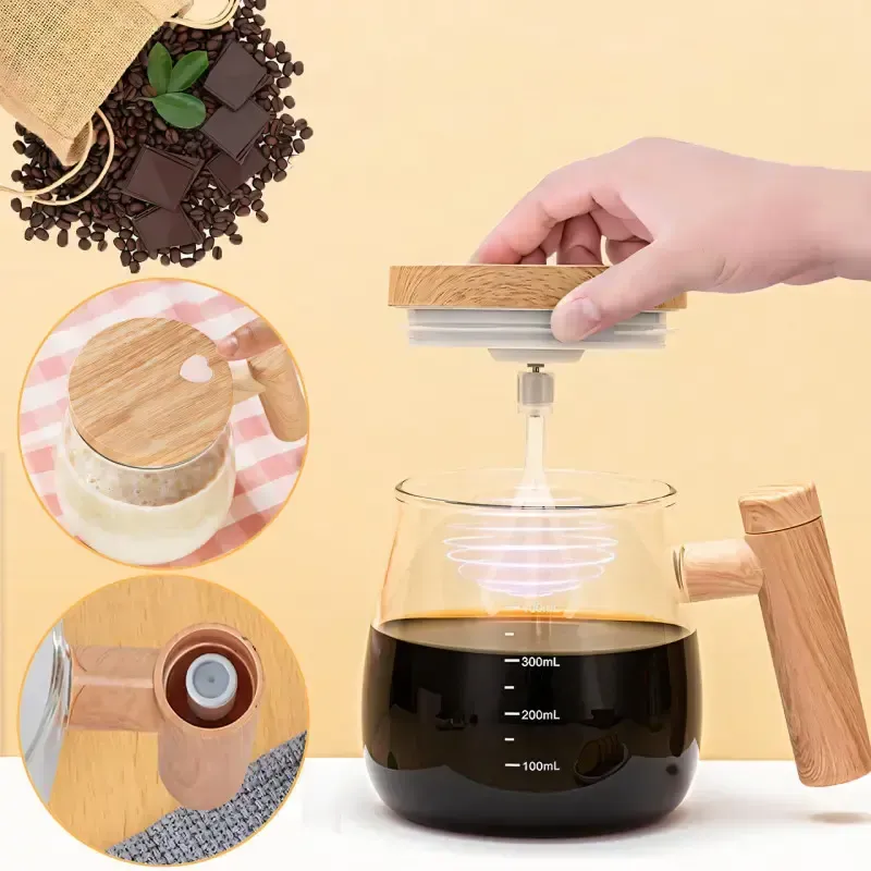 Портативная электрическая чашка для смешивания Coffee stirring cup 400 мл Коломия - фото 1