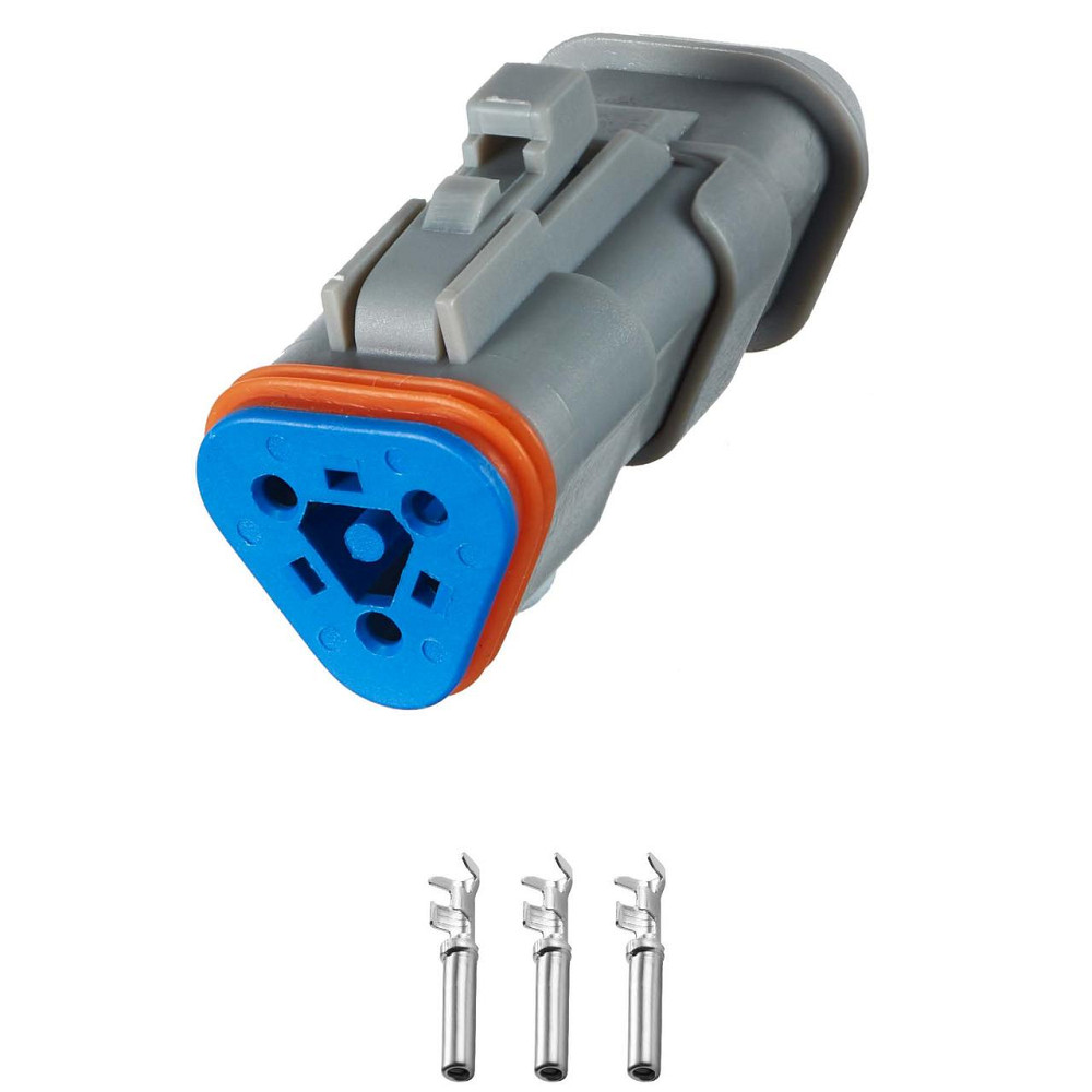 Роз'єм конектор 3-кон., Спецтехника, DT06-3S-CE04, AT06-3S-MM03, DEUTSCH Америка, Британия, CAT, JCB, MAN 40626 Київ - фото 1