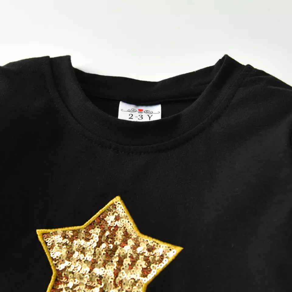 Детское платье со звездочками бежево-черный Киев - изображение 4