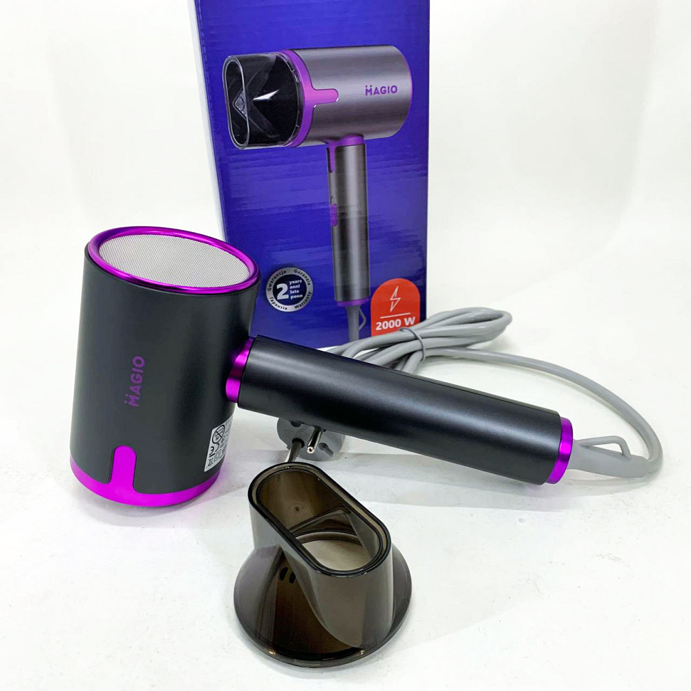 Функціональна щітка для сушіння Magio, Фен для укладання з холодним обдувом Фен дому та подорожей WD-15 Львів - фото 2