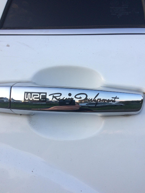 Наклейки на ручки Wrc Черная номер 4 , диски, двор Киев - изображение 4