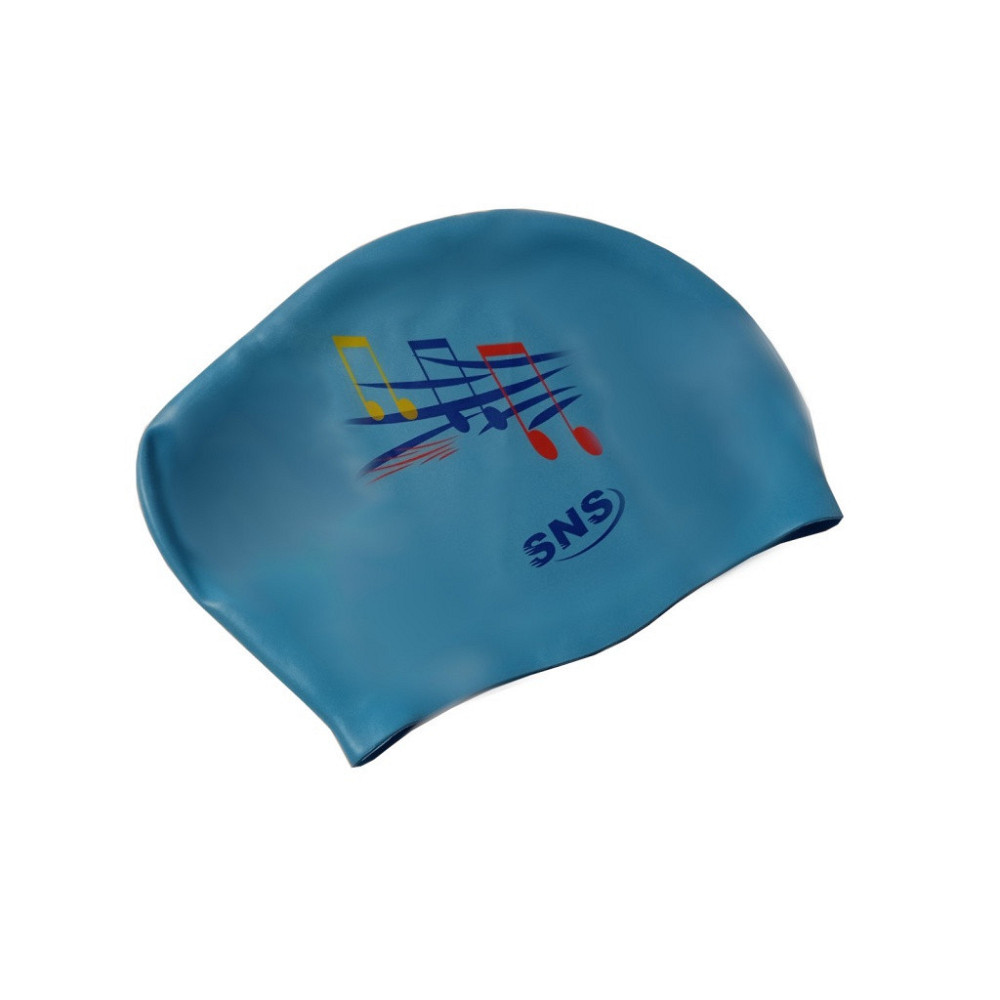 Шапочка для плавання для довгого волосся Music SNS KW-1 Вишневе - фото 8