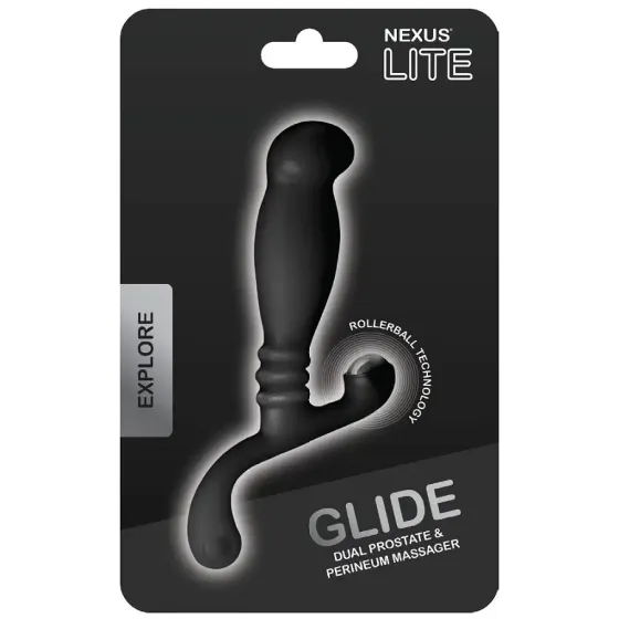 Масажер простати Nexus Glide Black для новачків, ультрастимулюючий, з масажером промежини Львів
