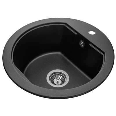 Мийка кухонна GRANADO LUGO black shine (gr2801) Вінниця - фото 2