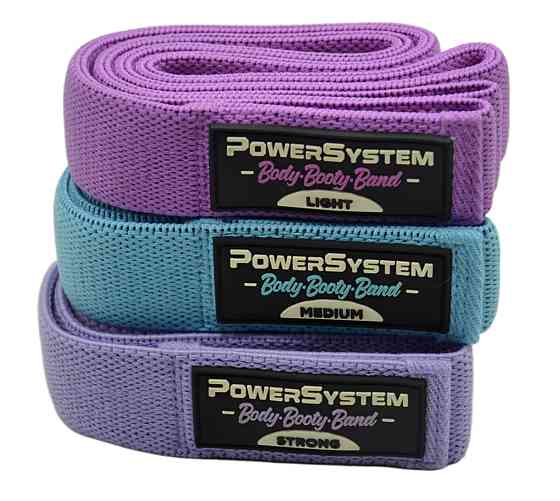 Набір тканевих гумок Power System PS-4129 Booty Band Set Long 3 шт. Луцьк