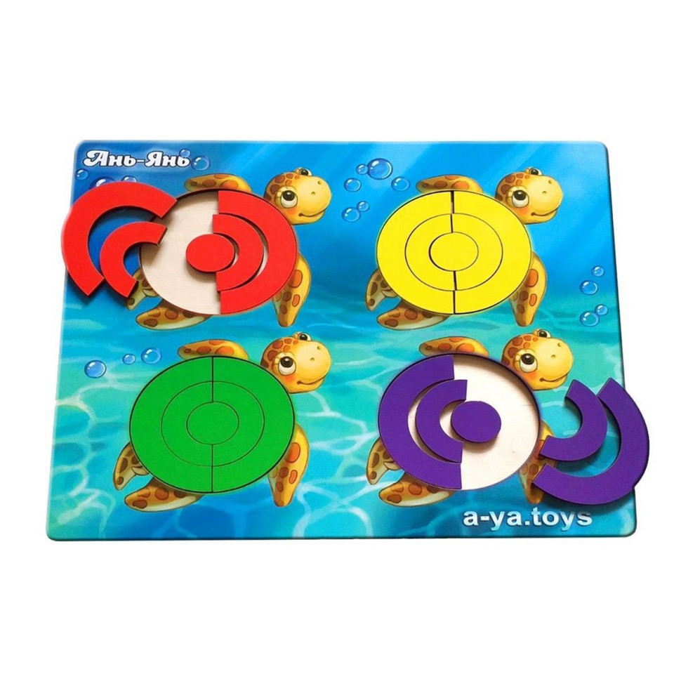 Деревянный пазл-сортер 