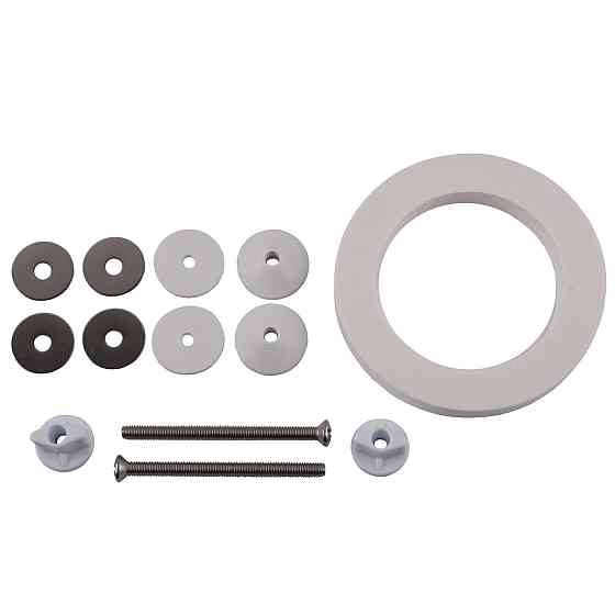 Сливной клапан бачка унитазу OPTIMUM с одним режимом слива (хромированная кнопка) OPTI 0410 (000031458) Киев