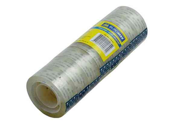Скотч канцелярський 12мм*30м прозорий (12 шт.) арт. BM.7116-01 ТМ BUROMAX Київ