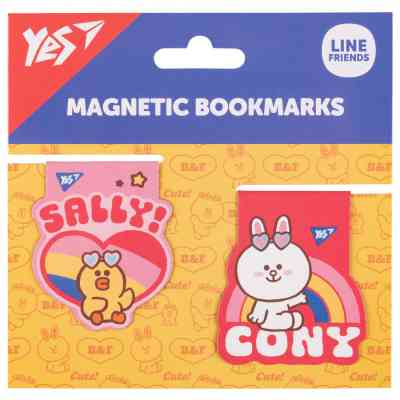 Закладки для книг Yes магнітні Line Friends Sally and Cony, 2шт (708108) Вінниця