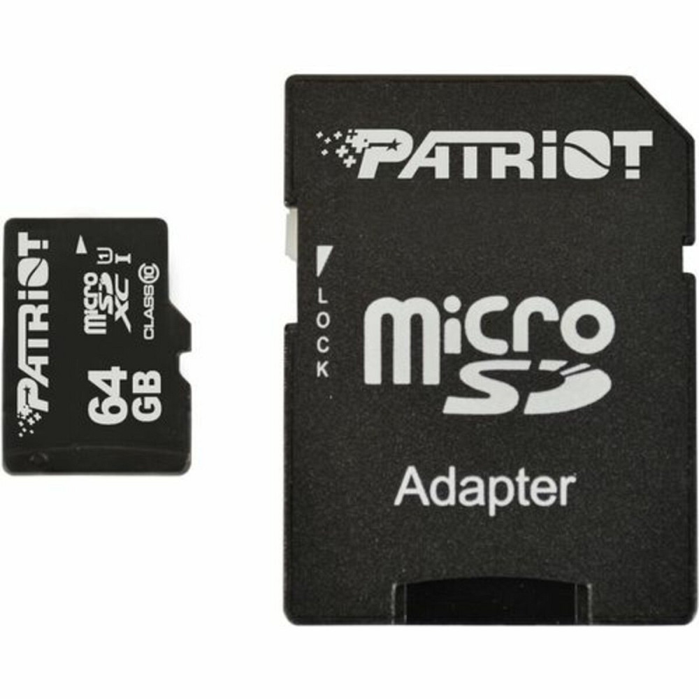 microSDXC (UHS-1) Patriot LX Series 64Gb class 10 (adapter SD) Київ - фото 1