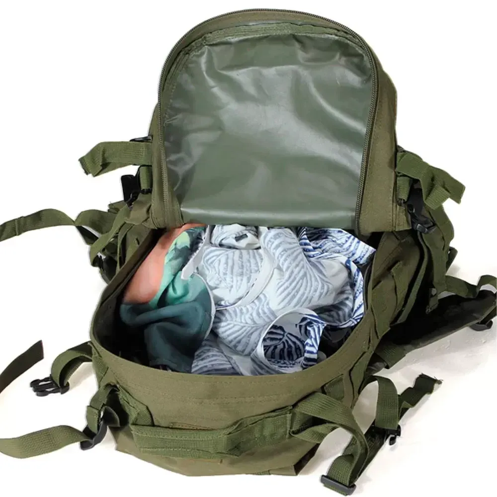 Рюкзак штурмовой тактический на 40 л M11 (50x40x20 см), Олива / Военный мужской рюкзак Киев - изображение 3