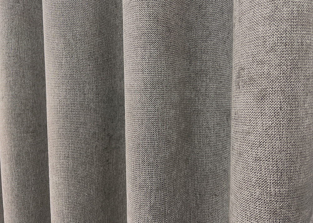 Шторна преміум тканина шеніл однотонний, колекція "VELMIRA Rich" колір попелястий 1927ш Київ - фото 4