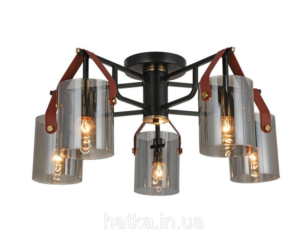 Потолочная люстра G 321036/5 Copper+Matt black Киев - изображение 1