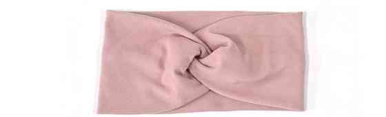 Повязка чалма женская розовая Киев