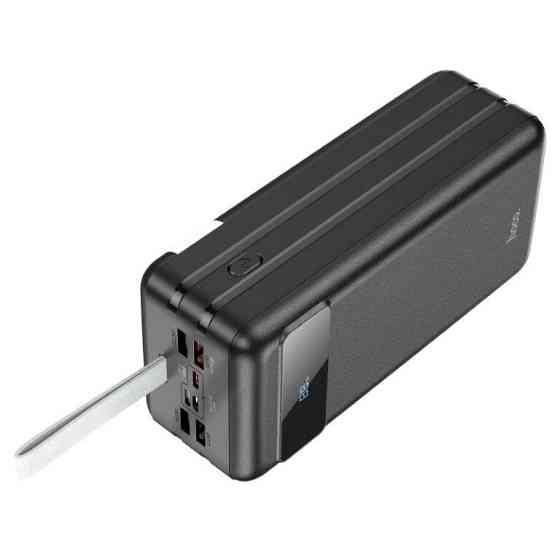 Зовнішній акумулятор HOCO J86B Electric 22.5W fully compatible power bank(60000mAh) Black Київ
