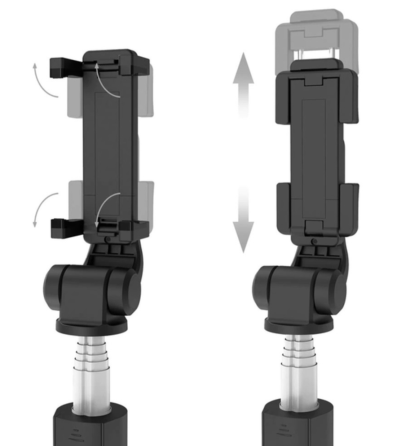 Штатив трипод для телефона селфи палка с кнопкой-пультом Bluetooth 100см Винница