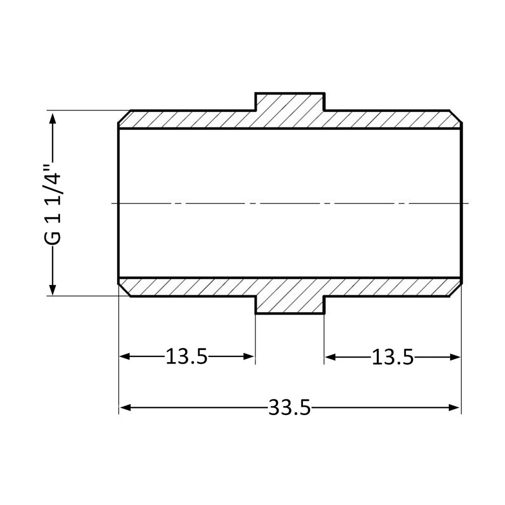 Ніпель Thermo Alliance Standart 1 1/4" НР SD4073232 Київ - фото 2